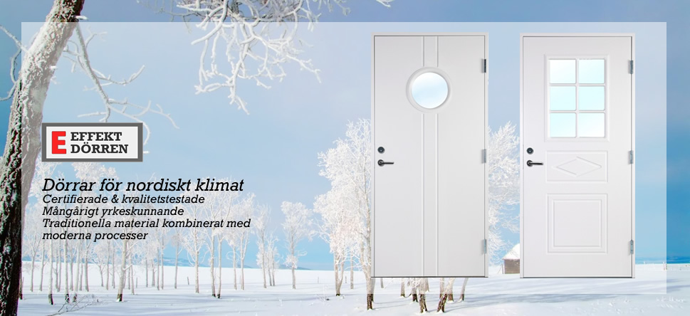 Effektdörren – Dörrar för nordiskt klimat